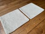 2 Nieuwe Sierkussenhoezen beige/ creme  50x50 cm, Ophalen of Verzenden, Nieuw, Beige, Vierkant