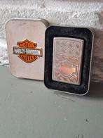 Zippo Harley Davidson deep carved Diamon, Verzamelen, Ophalen of Verzenden, Gebruikt, Aansteker