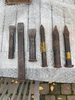 Steenbeitels, Doe-het-zelf en Verbouw, Gereedschap | Handgereedschap, Ophalen of Verzenden, Gebruikt