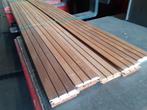 Partij 6.20m2 Thermo Ayous channelsiding 18x128mm - 14 stuks, Ophalen of Verzenden, 250 cm of meer, Planken, Hardhout