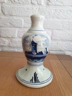 (T) Delftsblauw, porseleinen tafellamp VOET. H18 cm. Molen., Ophalen of Verzenden