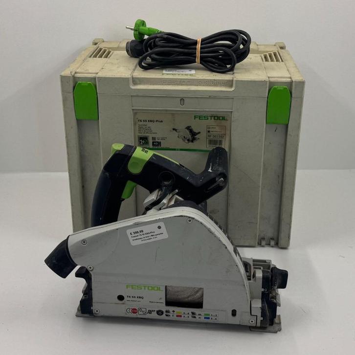 Festool TS 55 EBQ-Plus Invalzaag | In kist | Met garantie, Doe-het-zelf en Verbouw, Gereedschap | Zaagmachines, Zo goed als nieuw