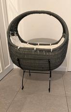 Rotan Wieg Celine Grijs - Stijlvol en Comfortabel!, Kinderen en Baby's, Babywiegjes en Ledikanten, Ophalen, Gebruikt, Wieg