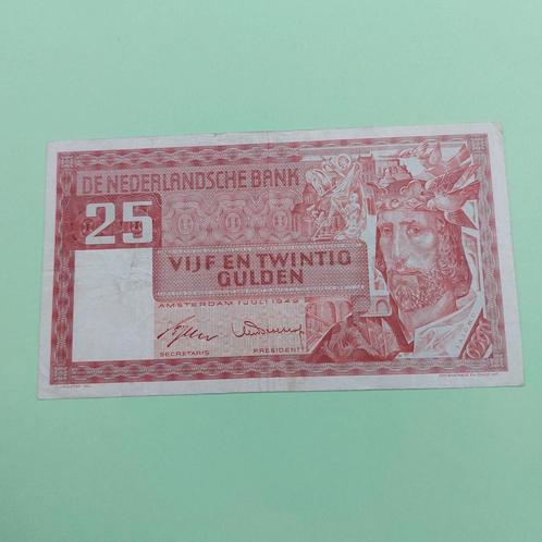 25 gulden biljet Koning Solomon uit 1949 in ZF, Postzegels en Munten, Bankbiljetten | Nederland, Los biljet, 25 gulden, Ophalen of Verzenden