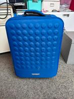 Reiskoffertje / Handbagage koffertje - Blauw, Overige materialen, Minder dan 50 cm, Ophalen of Verzenden, Zo goed als nieuw