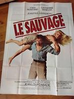 Originele FILMAFFICHE LE SAUVAGE 1975, Verzenden, Deurposter of groter, Film en Tv, Rechthoekig Staand