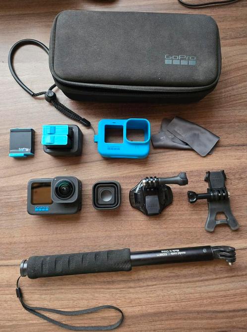 GoPro Hero 10 met Max Mod lens, batterpack & accessories, Audio, Tv en Foto, Actiecamera's, Zo goed als nieuw, GoPro, Ophalen of Verzenden