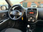 Nissan Micra 1.2 Acenta | Metallic wit | Airco + Cruise nu, Auto's, Nissan, Voorwielaandrijving, Euro 5, Stof, Gebruikt