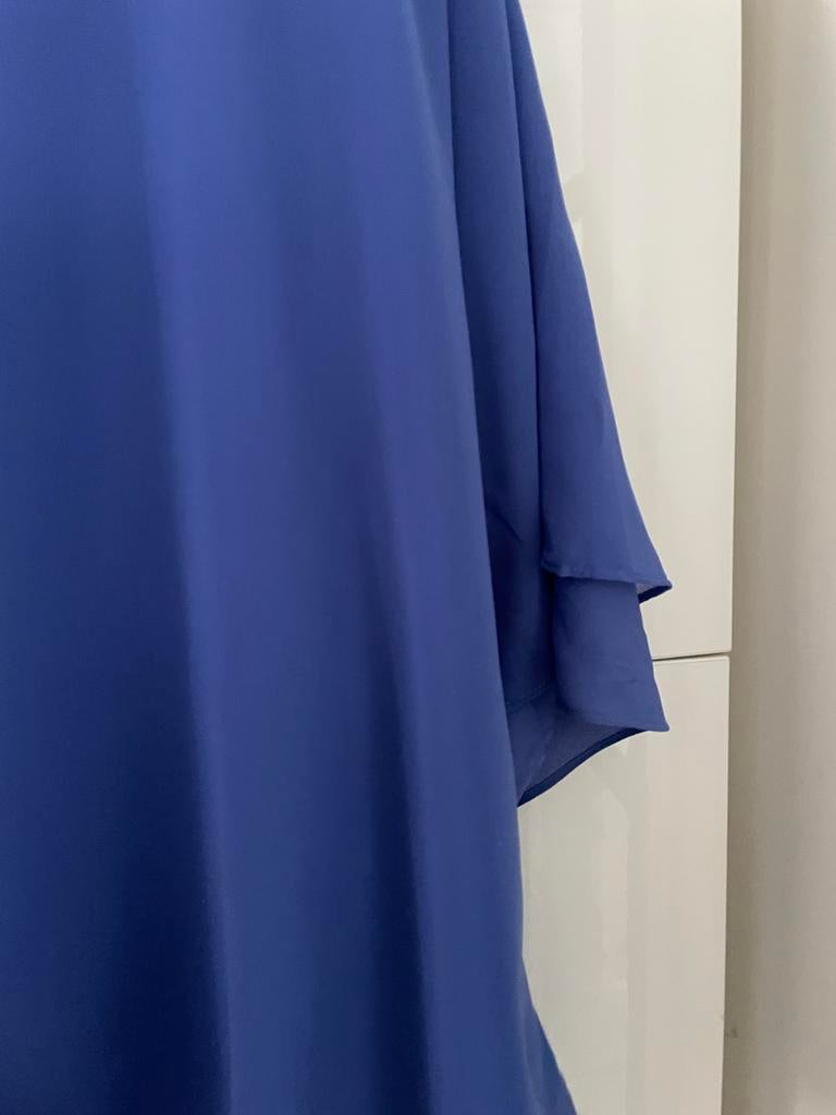 Elena Miro blauwe top maat D46, Kleding | Dames, Tops, Zo goed als nieuw, Maat 46/48 (XL) of groter, Blauw, Korte mouw, Ophalen of Verzenden