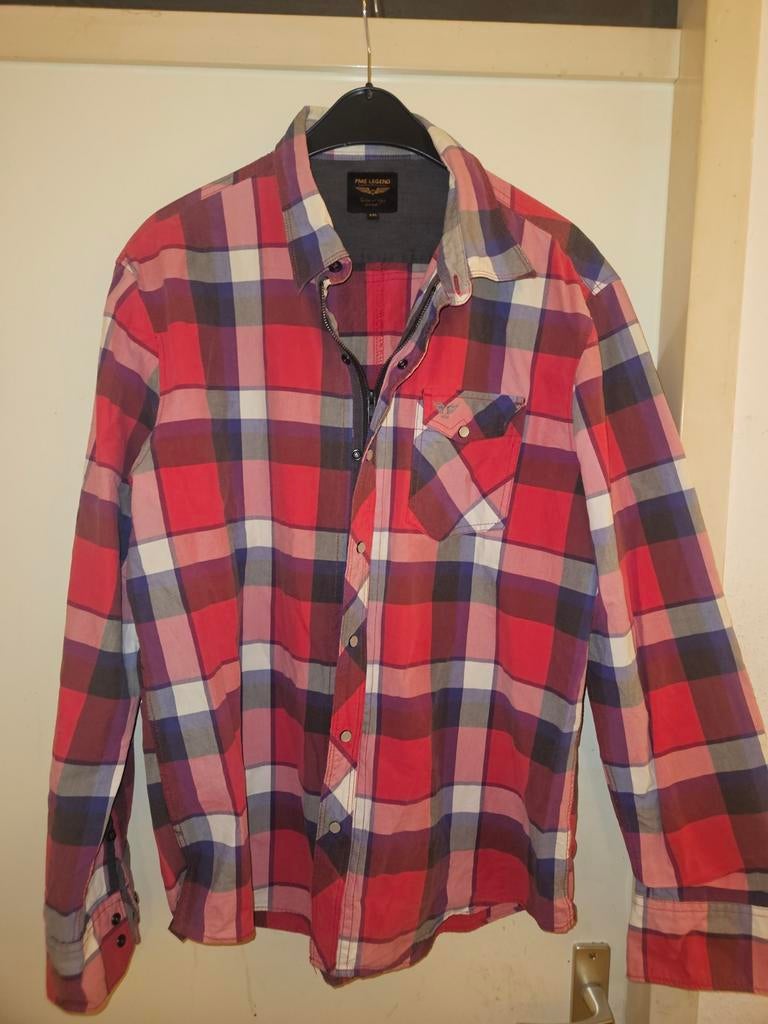 PME Legend Geruit Overhemd - Maat XXL, Ophalen, Nieuw, Rood, PME Legend