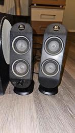 Logitech X-230 2.1 speakerset - Compleet en werkend, Audio, Tv en Foto, Ophalen