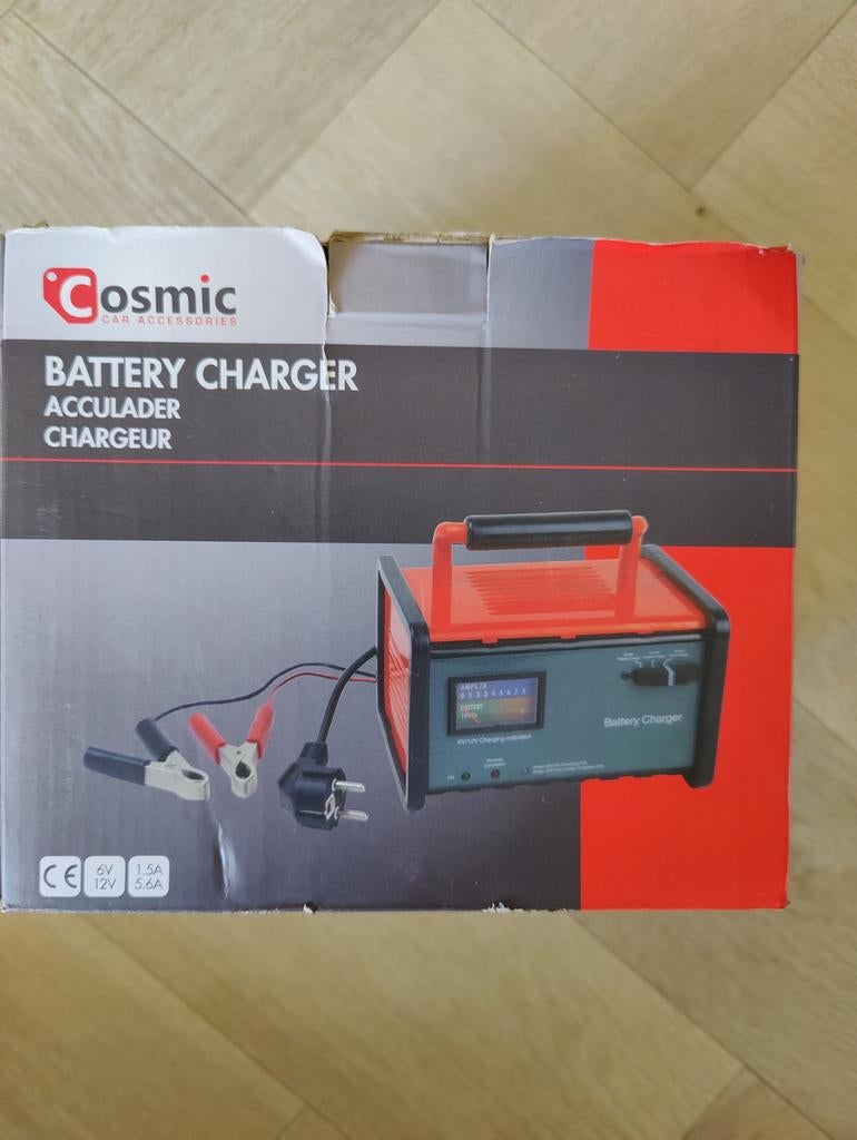 Acculader / Druppellader 6V/12V - Cosmic Car Accessories, Ophalen of Verzenden, Gebruikt, Universele onderdelen