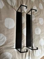 Twee zwart/ metalen wandplankjes, Huis en Inrichting, Ophalen of Verzenden, Nieuw