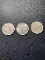 3x muntstuk 5 ptas 1982, Postzegels en Munten, Ophalen of Verzenden, Nederland, Munten