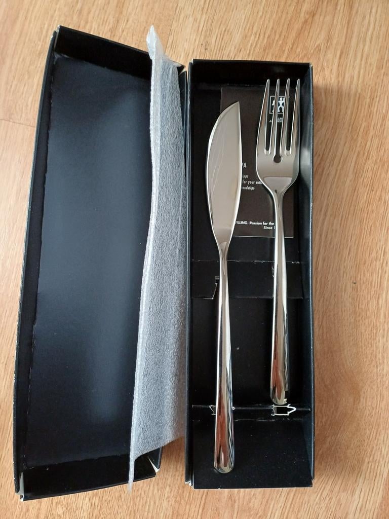 6 nieuwe Zwilling Nova visbesteksetjes, Ophalen of Verzenden