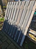 3x Schuttingdeel en houten planken voor moestuinbakken, Ophalen