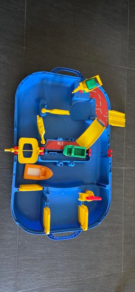 Waterbaan speelset met auto en boot, Ophalen, Gebruikt