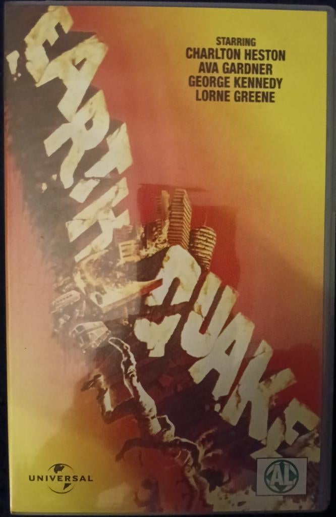 Earthquake vhs, Vanaf 16 jaar, Ophalen of Verzenden, Zo goed als nieuw, Horror