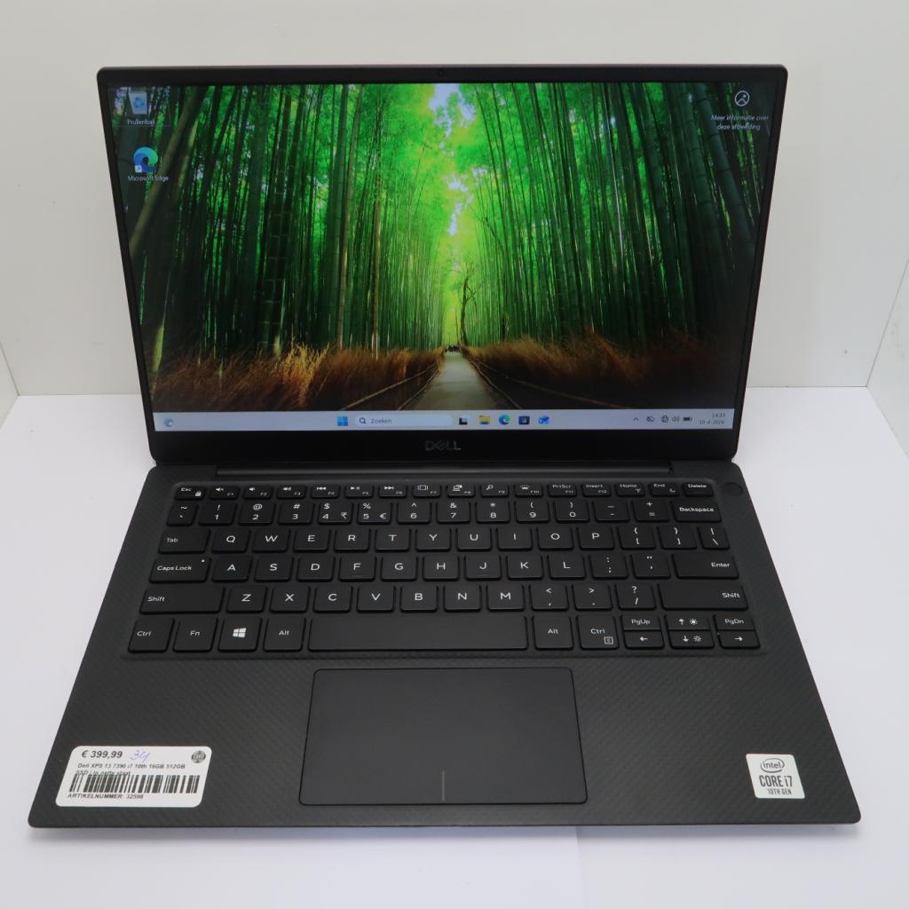 Dell XPS 13 7390 i7 10th 16GB 512GB SSD | In nette staat, Niet ingevuld, Zo goed als nieuw, Niet ingevuld, Niet ingevuld
