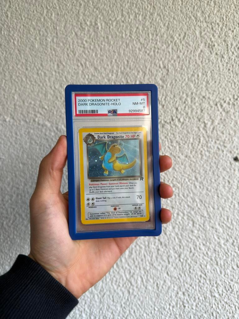 Dark Dragonite PSA 8 #5, Ophalen of Verzenden, Zo goed als nieuw