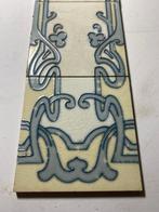 5 tegels Hemiksem art nouveau, Antiek en Kunst, Ophalen of Verzenden