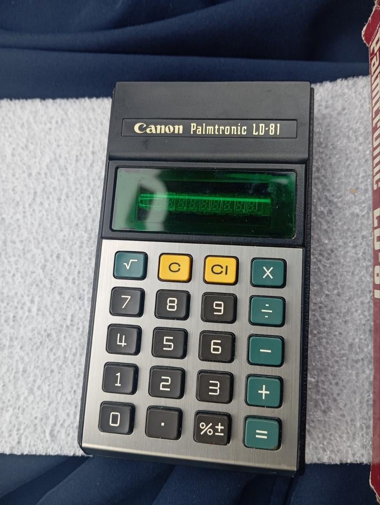 vintage Canon Palmtronic LD-81 rekenmachine,, Ophalen