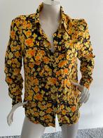 Janice blouse met leuke print maat 36, Ophalen of Verzenden, Zo goed als nieuw, Maat 36 (S), Geel