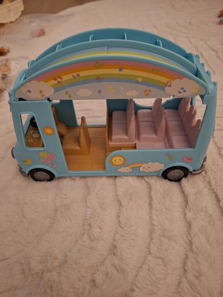 Schoolbus sylvanian families, Ophalen of Verzenden, Zo goed als nieuw, Toebehoren