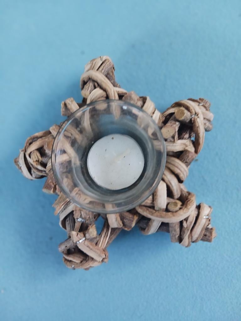 houten gevlochten ster, Ophalen of Verzenden