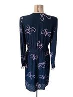 Selected Femme jurk M, Blauw, Ophalen of Verzenden, Zo goed als nieuw, Onder de knie