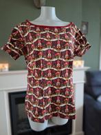 Kabouter paddenstoel top bruin rood wit 46 XXL, Kleding | Dames, Bruin, Verzenden, Maat 46/48 (XL) of groter, Zo goed als nieuw