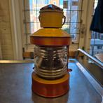 Vintage scheepslamp Toplicht met olie, h36x16,5x17 cm, Ophalen, Gebruikt, Motorboot of Zeilboot, Gebruiksvoorwerp
