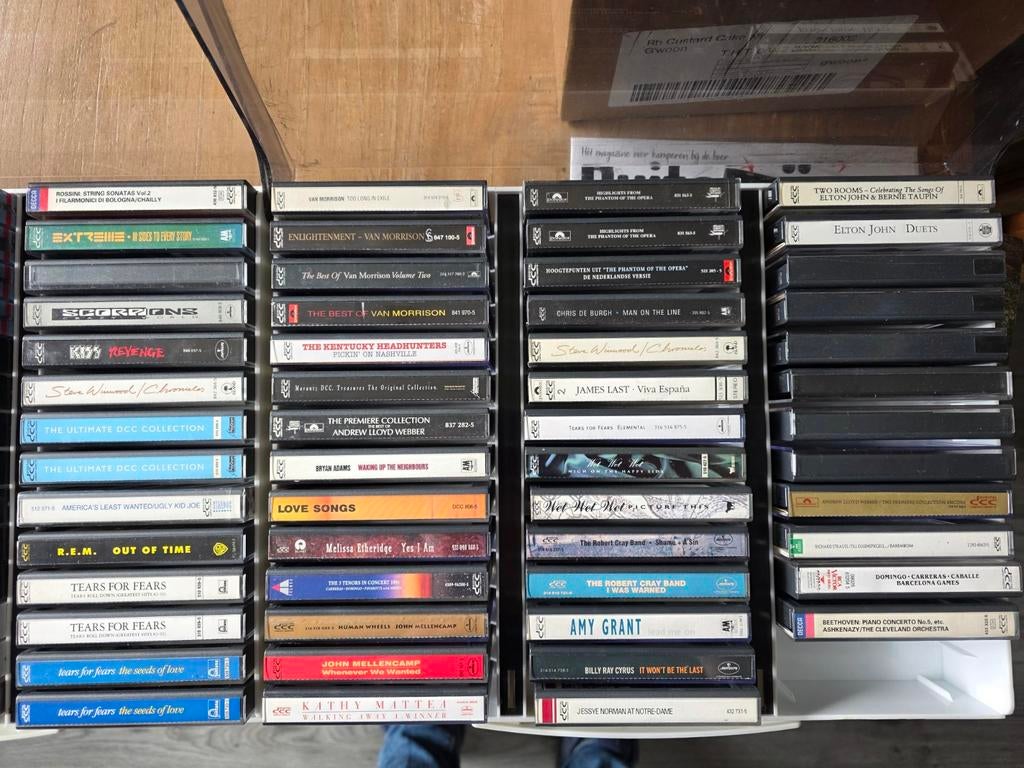 53 DCC Cassettes - Diverse Genres en Artiesten, Cd's en Dvd's, Cassettebandjes, Gebruikt, Ophalen of Verzenden, Voorbespeeld, Pop