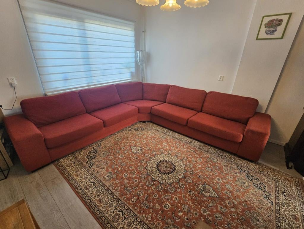 Gratis Hoekbank - Comfortabel en Ruim, Ophalen of Verzenden, Gebruikt