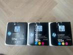 3 nieuwe toners HP CB540A-HP CB542A-HP CB543A ZYM (HP 125A), Ophalen of Verzenden, Nieuw, Toner, HP (ORIGINEEL)