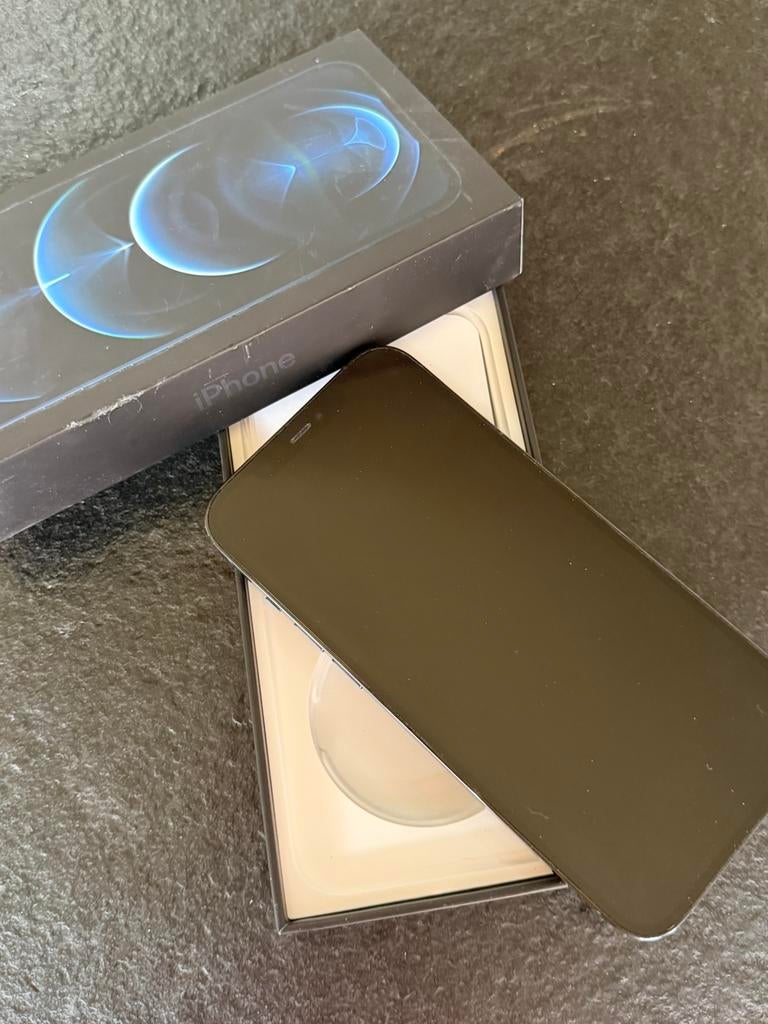 Apple iPhone 12 Pro Max, Telecommunicatie, Mobiele telefoons | Apple iPhone, 256 GB, Blauw, Zo goed als nieuw, IPhone 12 Pro Max