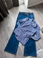 Studio Anneloes Jeans & Blouse Set - Maat L/S, Kleding | Dames, Ophalen of Verzenden, Gedragen, Maat 42/44 (L), Blauw