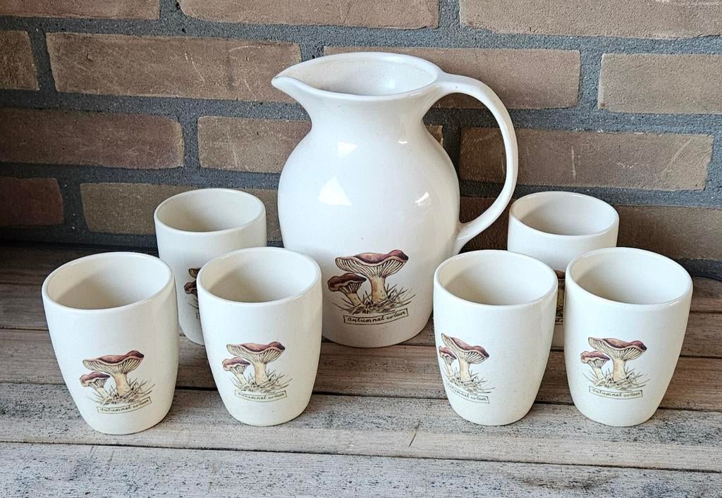 Melkkan met bekers, Ophalen of Verzenden