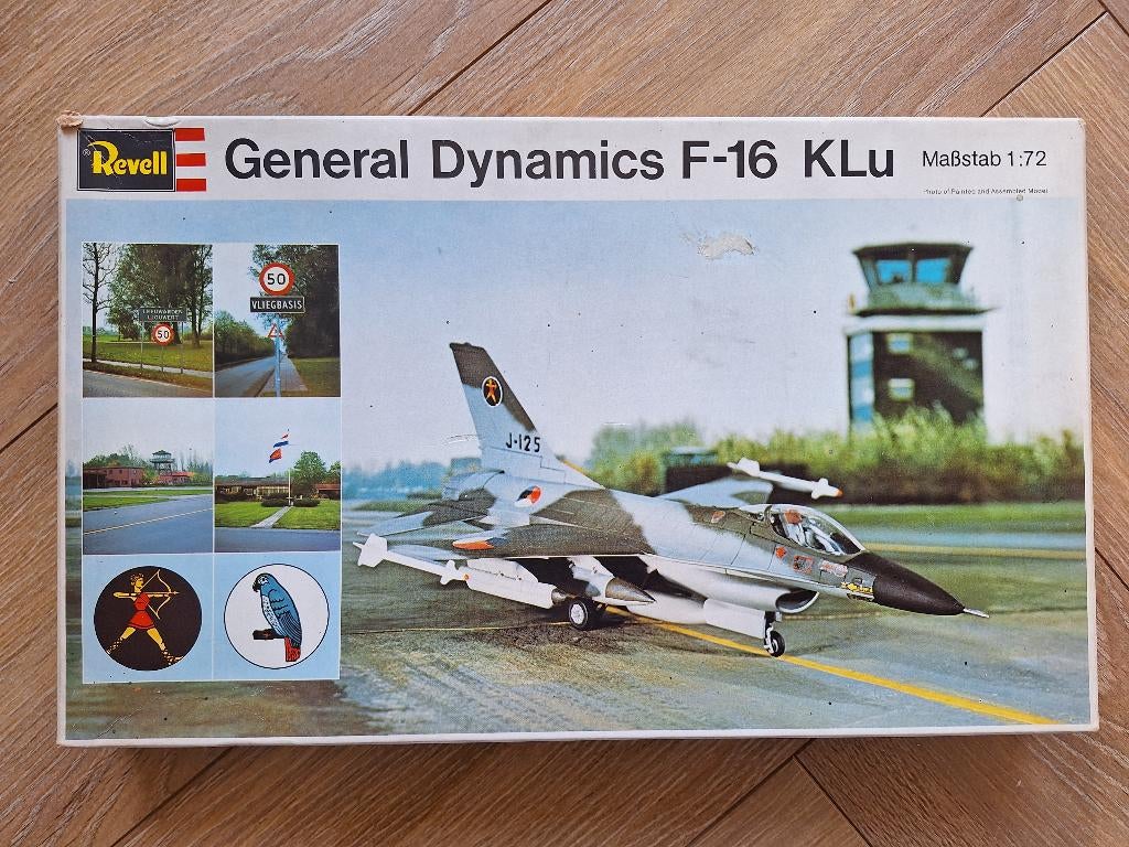 1:72 1/72 Revell General Dynamics F-16 KLu (J-125), 1:72 tot 1:144, Revell, Ophalen of Verzenden, Zo goed als nieuw