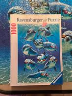 Ravensburger puzzel van dolfijnen met zonnenbrillen, Ophalen, 500 t/m 1500 stukjes, Zo goed als nieuw, Legpuzzel