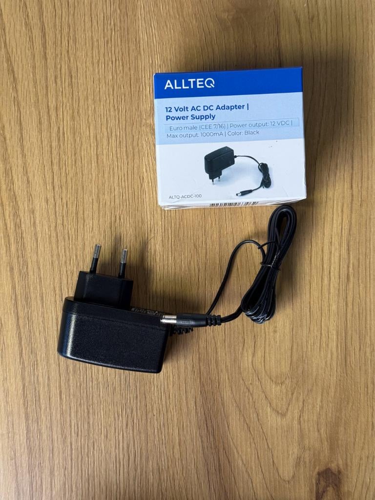 Allteq 12V AC/DC adapter – nieuw in doos, Ophalen of Verzenden, Nieuw