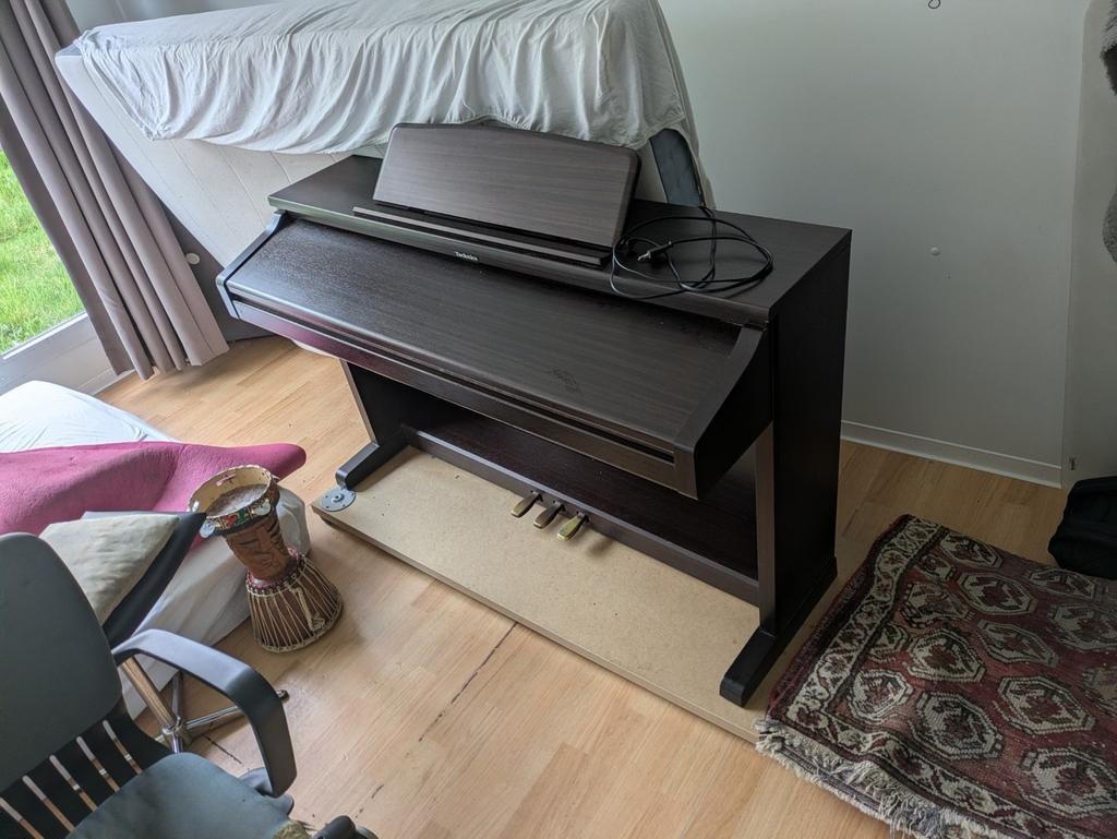 Digitale Piano [Technics SX-PX226], Muziek en Instrumenten, Piano's, Ophalen, Gebruikt, Zwart, Digitaal