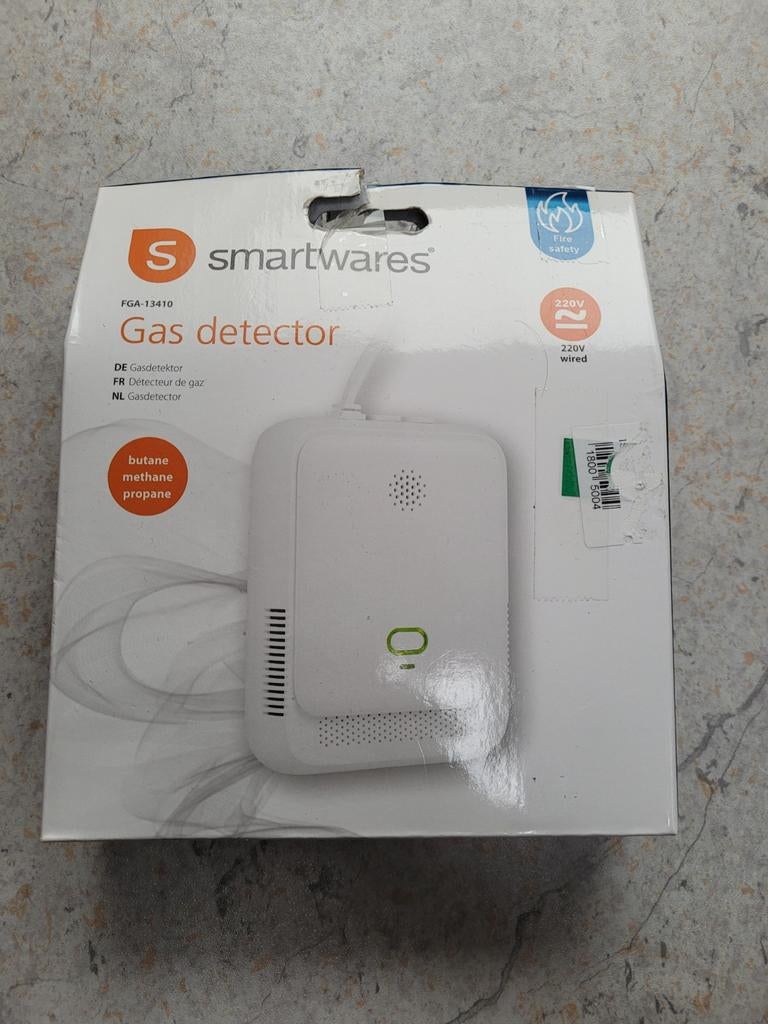 Smartwares gasdetector voor butaan, methaan, propaan, Detector, Sensor of Melder, Nieuw, ..., Ophalen of Verzenden