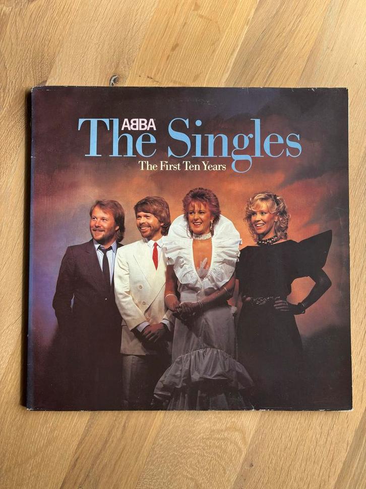 ABBA The Singles - The First Ten Years LP, Cd's en Dvd's, Vinyl | Pop, Gebruikt, 1980 tot 2000, 12 inch, Ophalen of Verzenden