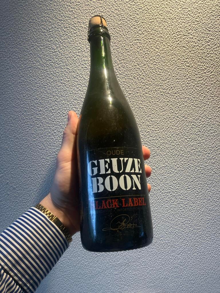 Geuze Boon Black Label Nr. 1 (2015) - Perfect bewaard, Ophalen of Verzenden, Zo goed als nieuw, Overige gebieden, Overige typen