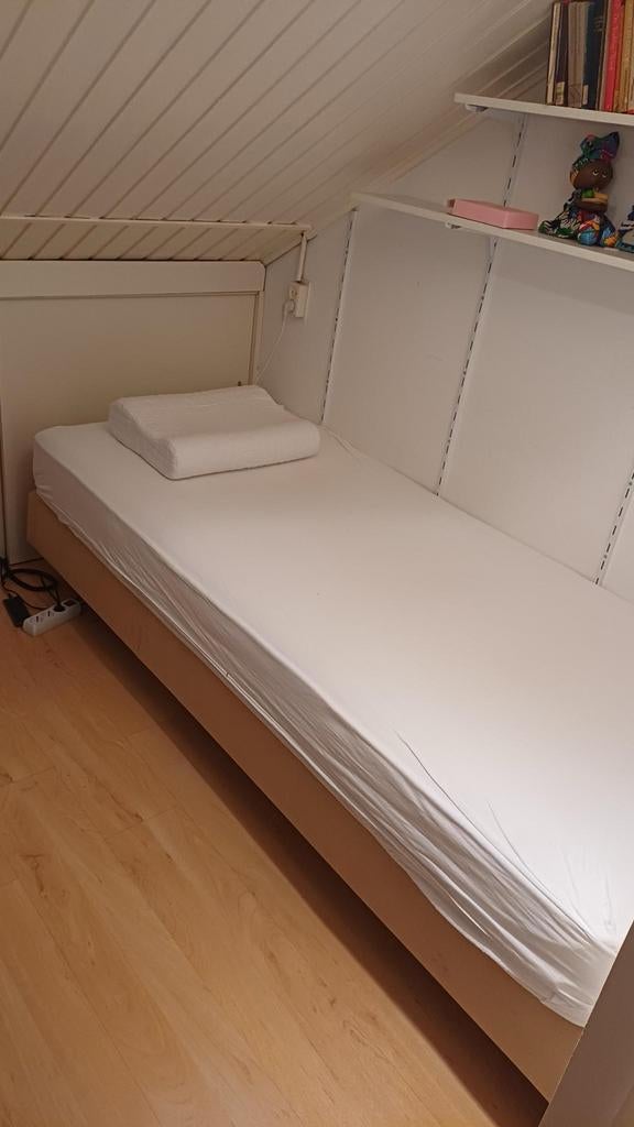 Auping Tweepersoonsbed 2x 90x200cm - Comfort en Kwaliteit, Ophalen, Overige materialen, Beige, Tweepersoons