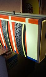 Vintage Vredestein banden lichtbak, lichtreclame, reclame., Verzamelen, Merken en Reclamevoorwerpen, Ophalen, Gebruikt, ., Lichtbak of (neon) lamp