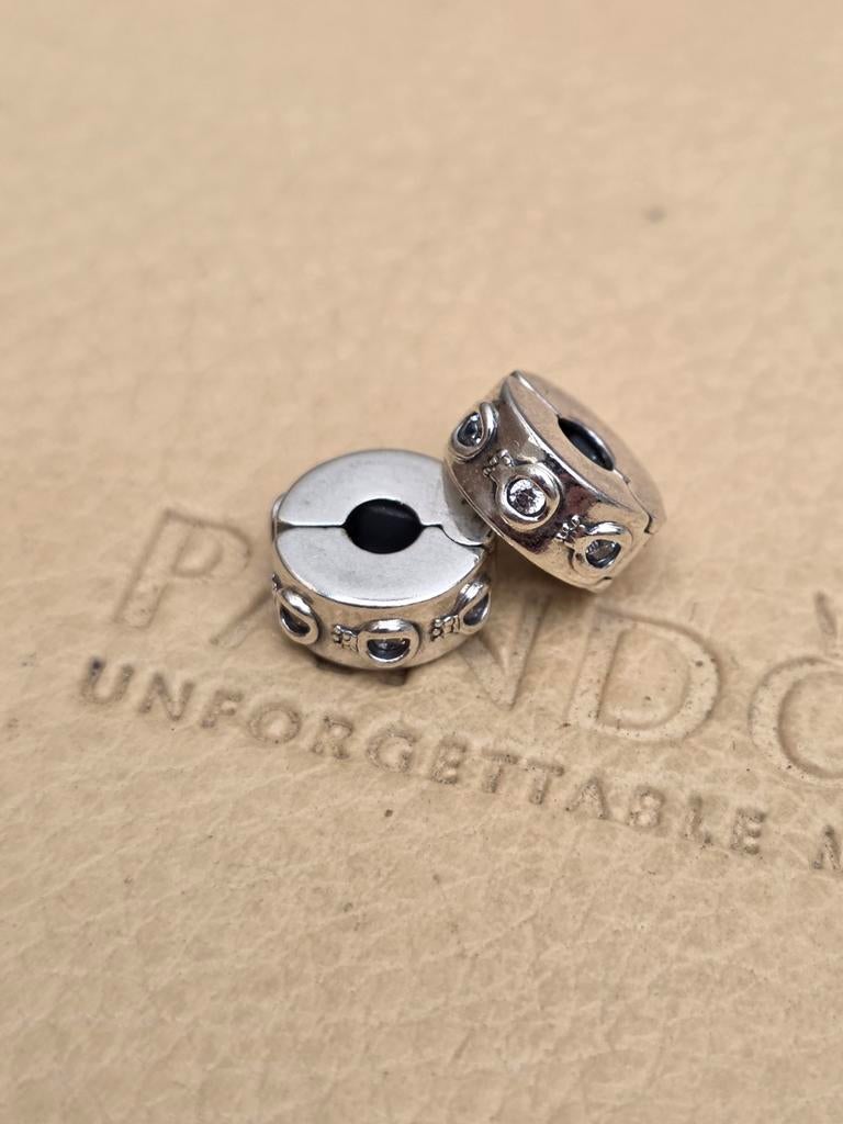 Pandora clips, Sieraden, Tassen en Uiterlijk, Bedels, Ophalen of Verzenden, Nieuw, Zilver, Pandora