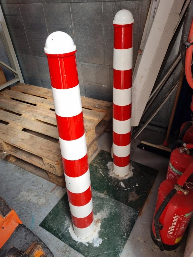 Amsterdammertjes set van 2, Tuin en Terras, Ophalen, Gebruikt, Minder dan 180 cm, Palen