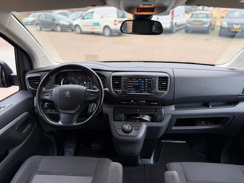 Peugeot Expert 231L 2.0 BlueHDI 177PK Automaat 180 LANG DC P, Stof, Zwart, Origineel Nederlands, Bedrijf